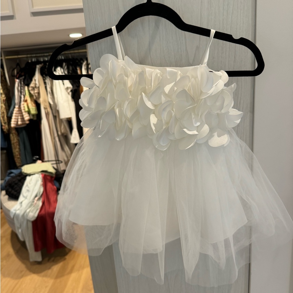 JJs House Floral Flower Girl Dress, 2T